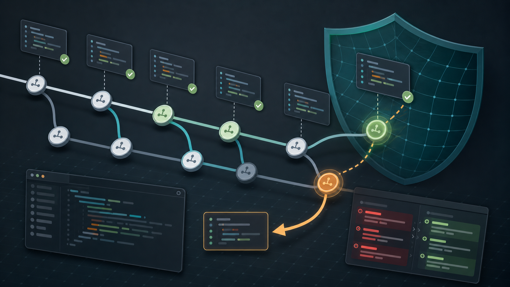 Git 用细粒度 commit 把 AI 生成的每一步代码固定下来,方便回退和追踪